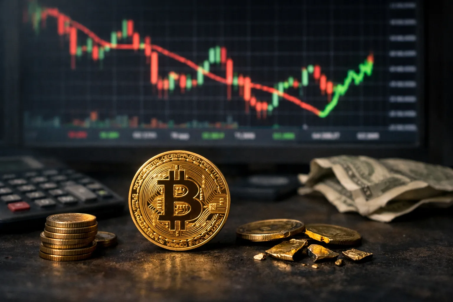 حيتان "بتكوين" تعود للشراء لكن التعافي ما زال محل شك